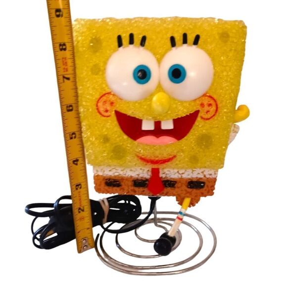 Spongebob Squarepants Lamp Light Running Bob Nickelodeon Melted Plastic Spring. - Picture 3 of 16